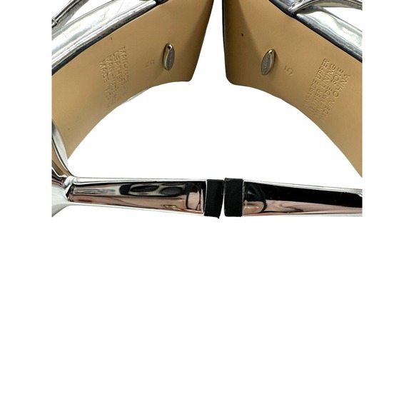 Tony Bianco Bertie Slingback Pump in Silver Shine Sz 5 New - Picture 8 of 12